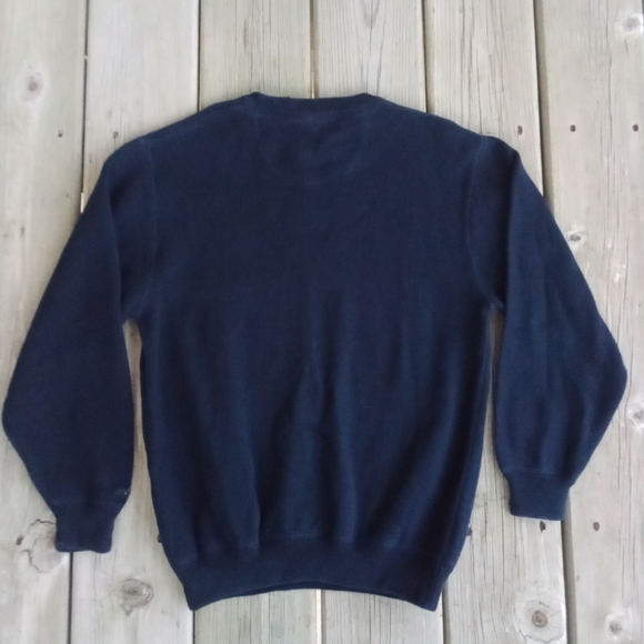 Kids Navy Blue Greg Norman Collection X Medinah Country Club Knit Sweater - Picture 5 of 12